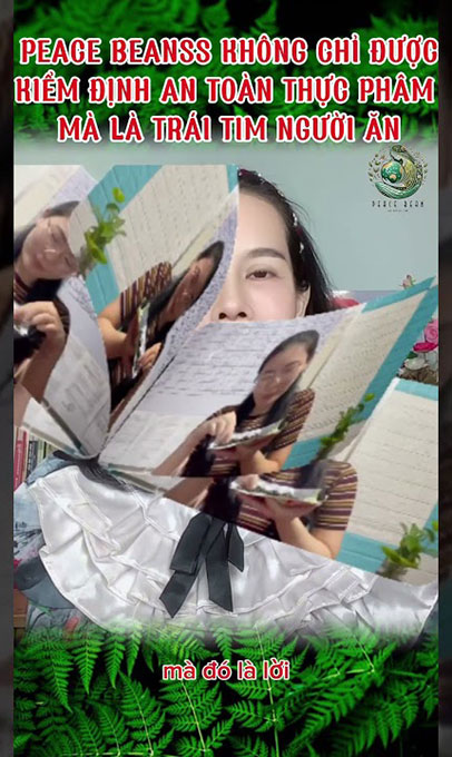 Peace bean được kiểm chứng không chỉ bằng giấy tờ